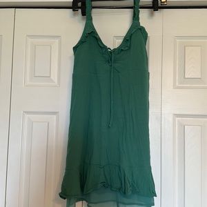 Mini Dress with Ruffles